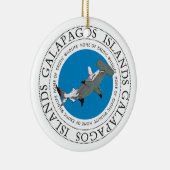 ガラパゴス諸島ハンマーヘッドシャーク セラミックオーナメント (右)