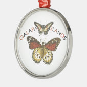 ガラパゴス諸島バタフライ メタルオーナメント (左)
