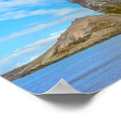 ガラパゴス諸島バルトロメ島ピナクルロック ポスター (角)