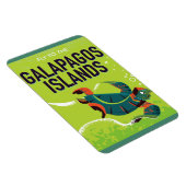 ガラパゴス諸島ヴィンテージ旅行ポスターアート。 マグネット (右側)