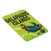 ガラパゴス諸島ヴィンテージ旅行ポスターアート。 マグネット (右側)