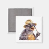 ガラパゴス諸島出身のガラパゴストルトブルー氏 マグネット (正面/裏面)