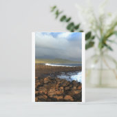 ガラパゴス諸島火山海岸線 ポストカード (スタンド正面)