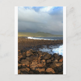 ガラパゴス諸島火山海岸線 ポストカード