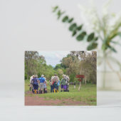 ガラパゴス諸島観光客ズアットトルトサンクチュアリ ポストカード (スタンド正面)