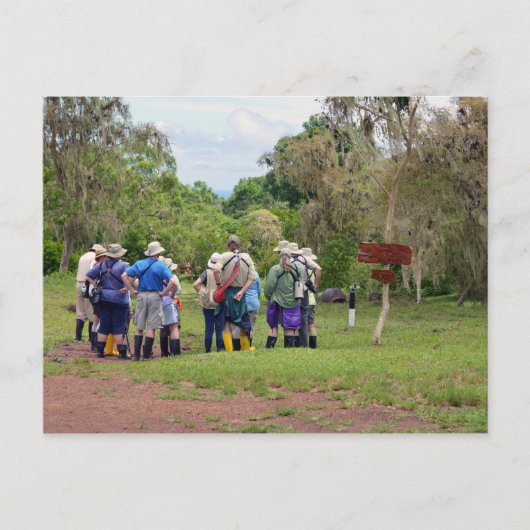 ガラパゴス諸島観光客ズアットトルトサンクチュアリ ポストカード (正面)