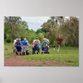 ガラパゴス諸島観光客 ポスター (正面)