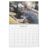 ガラパゴス野生生物 2027 カレンダー (1月 2027)