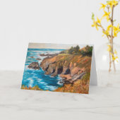 ガラパタグリーティングカードのコースタルハイウェイ カード (黄色い花)