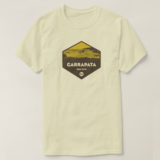 ガラパタ州立公園 カリフォルニア Tシャツ (デザイン正面)