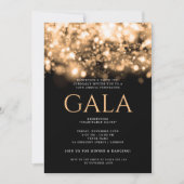 ガラフォーマルボ企業のール金ゴールドキラライト 招待状 (正面)