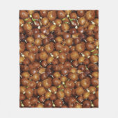 ガラブジャムンデザートスウィートフード フリースブランケット (正面)