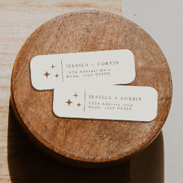 ガラボヘミアンテラコッタシテリア差出人住所 ラベル