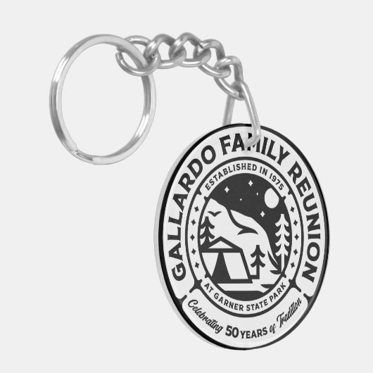 ガラルド50周年記念ファミリー懇親会キーチェーン キーホルダー (正面左)