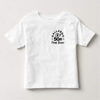 ガラルド50thアニバーサリーファミリー懇親会トドラー トドラーTシャツ