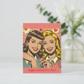 ガランティーヌのバレンタインデンパルプアート ポストカード (スタンド正面)