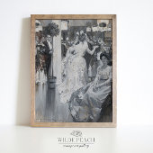 ガラヴィンテージファッション絵画の女性ポスター ポスター