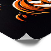 ガラ幽霊のよく出る、ハローウィンパーティ ポスター (角)