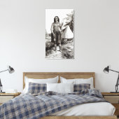 ガラ族の女性 キャンバスプリント (インサイチュ (寝室))