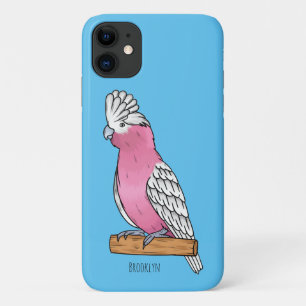 ガラ鳥の漫画イラストレーション iPhone 11 ケース