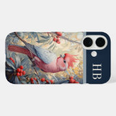 ガラ・コカトオウム・モノグラムパーソナライズされた Case-Mate iPhoneケース (裏面 (横))