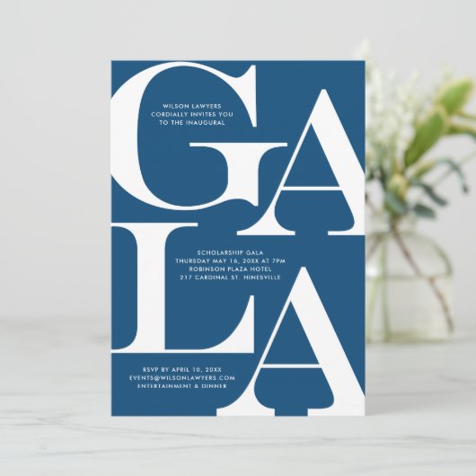 ガラ 招待状 (スタンド正面)