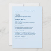 ガラ 招待状 (裏面)