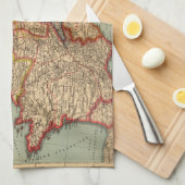 ガリア、ブリタニア、ゲルマニア キッチンタオル (四つ折り)