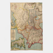 ガリア、ブリタニア、ゲルマニア キッチンタオル (縦)