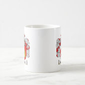 ガリェーゴスの家紋-ガリェーゴスの紋章付き外衣 コーヒーマグカップ (中央)