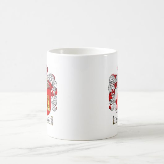 ガリェーゴスの家紋-ガリェーゴスの紋章付き外衣 コーヒーマグカップ (中央)