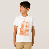 ガリオン – オレンジ Tシャツ (正面フル)