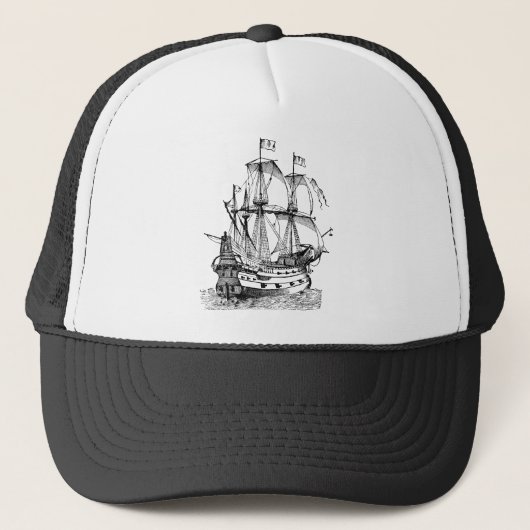 ガリオン – 黒 キャップ (正面)