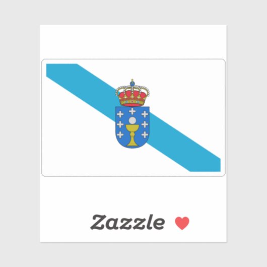 ガリシア国旗 シール (シート)