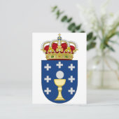 ガリシア（スペイン）紋章 ポストカード (スタンド正面)