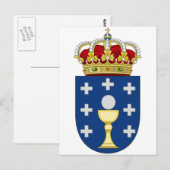 ガリシア（スペイン）紋章 ポストカード (正面/裏面)