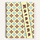 ガリシア・ポーランドタイル ノートブック (正面)