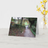 ガリチアカードで歩くこと カード (黄色い花)