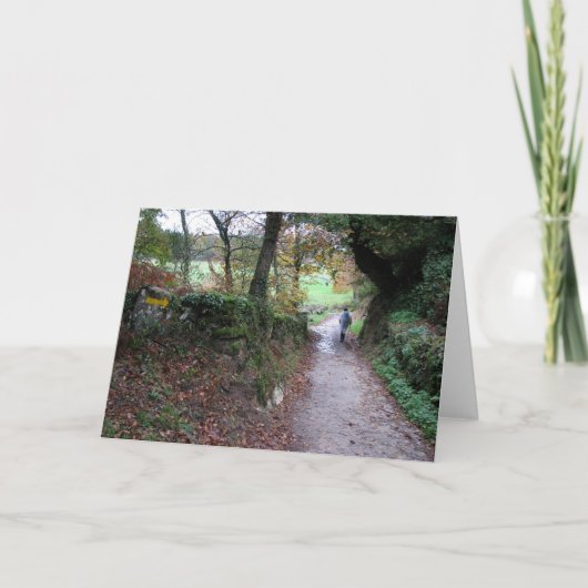 ガリチアカードで歩くこと カード (正面)