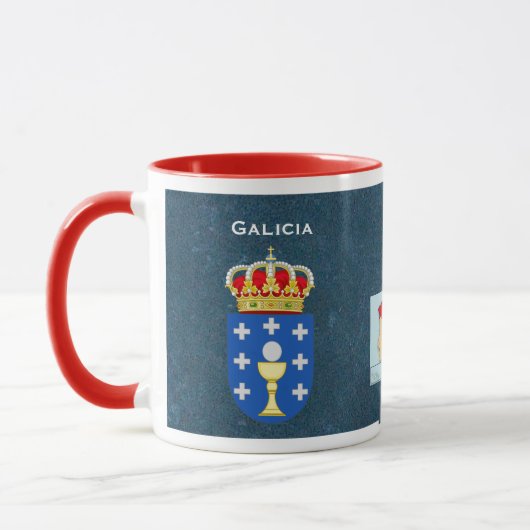 ガリチアスペインのコーヒー・マグ マグカップ (左)