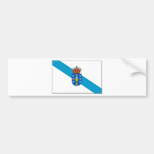 ガリチア(スペイン)の旗 バンパーステッカー