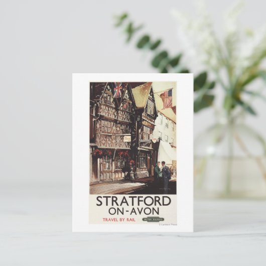 ガリックインアンドハーバードハウスレイルポスター ポストカード (スタンド正面)