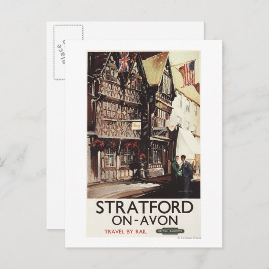 ガリックインアンドハーバードハウスレイルポスター ポストカード (正面/裏面)