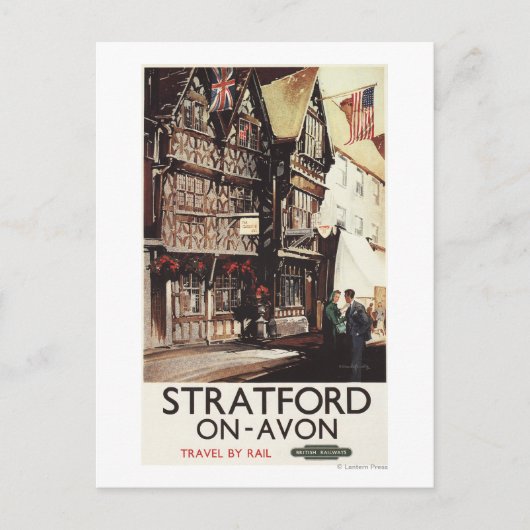 ガリックインアンドハーバードハウスレイルポスター ポストカード (正面)