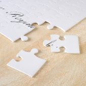 ガリックピンクローズフラワーヴィンテージオールドイラストレーション ジグソーパズル (側面)