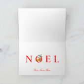 ガリバーのゴールデンレトリーバーNOELクリスマスカード シーズンカード (内部)