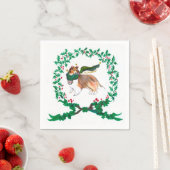 ガリバーシェットランド・ シープドッグクリスマスナプキンス スタンダードカクテルナプキン (インサイチュ)