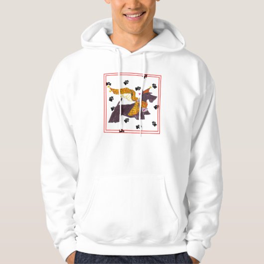 ガリバーズエンジェルズスコッツティフード付きスウェットシャツ パーカ (正面)