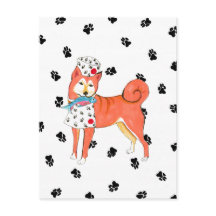 ガリバーズエンジェルズ柴犬はがき