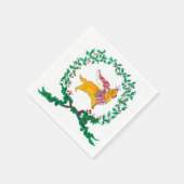 ガリバーズゴールデンレトリバークリスマスナプキンス スタンダードカクテルナプキン (角)